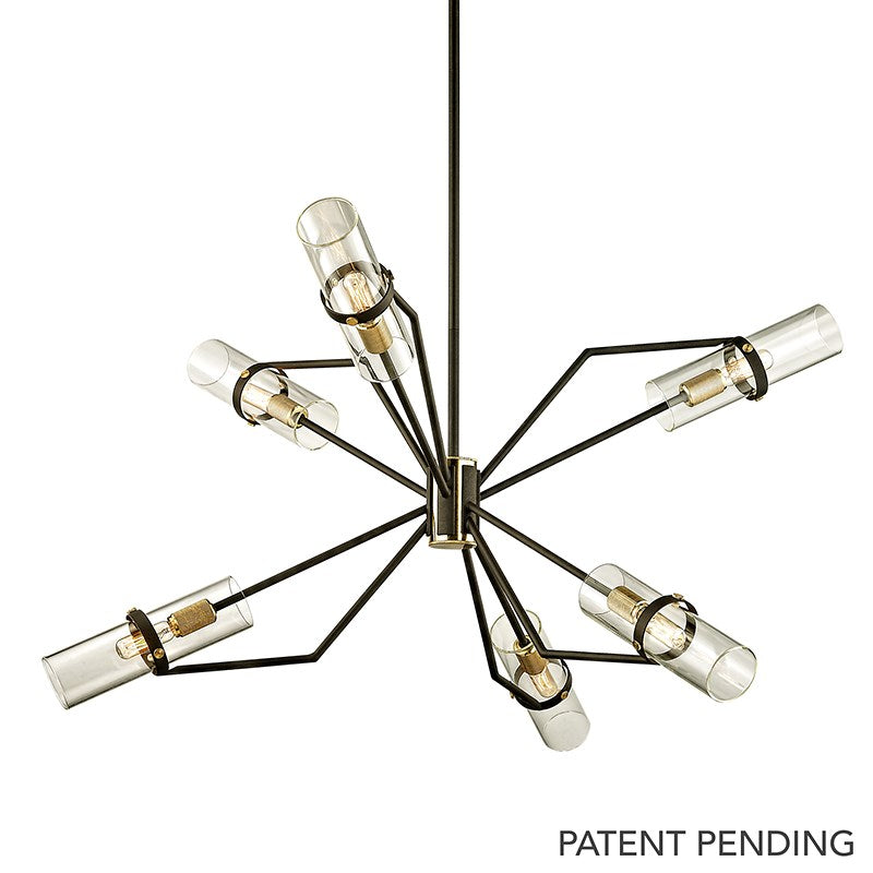 Raef Modern Chandelier - F6316-CE - Troy Lighting - Luxury Lighting Boutique