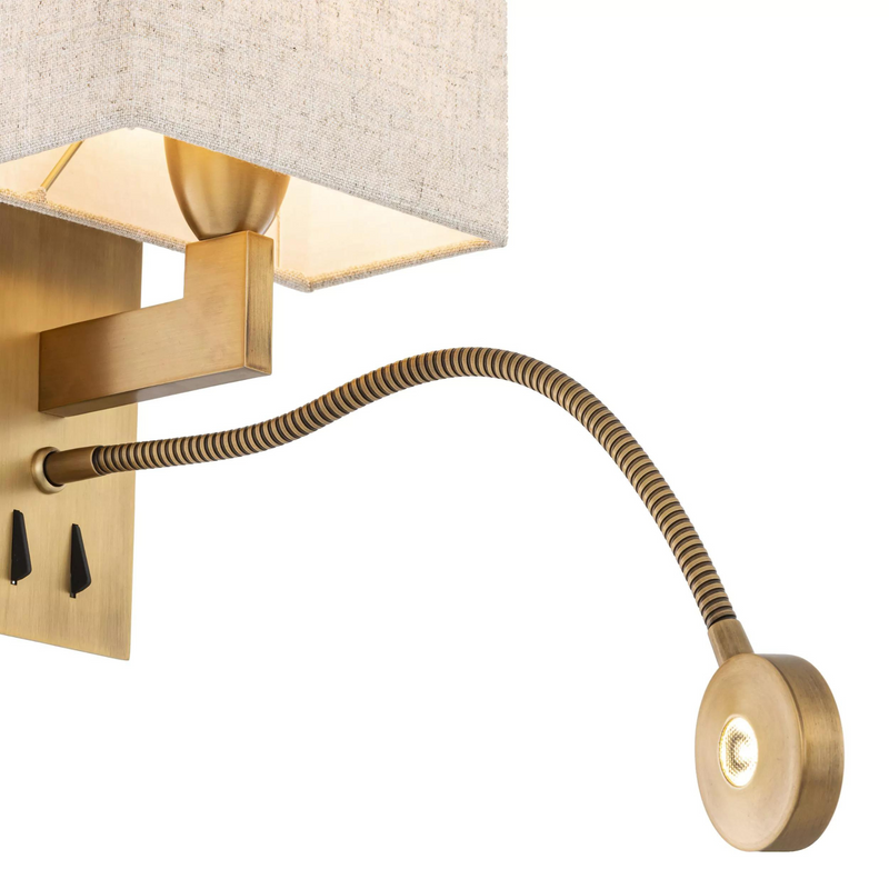Reading Wall Lamps (Brass/Bronze/Nickel) - Eichholtz - Luxury Lighting Boutique