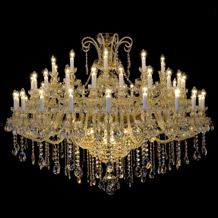 Reign 67 Crystal Chandelier (Gold/Silver) - Wranovsky - Luxury Lighting Boutique