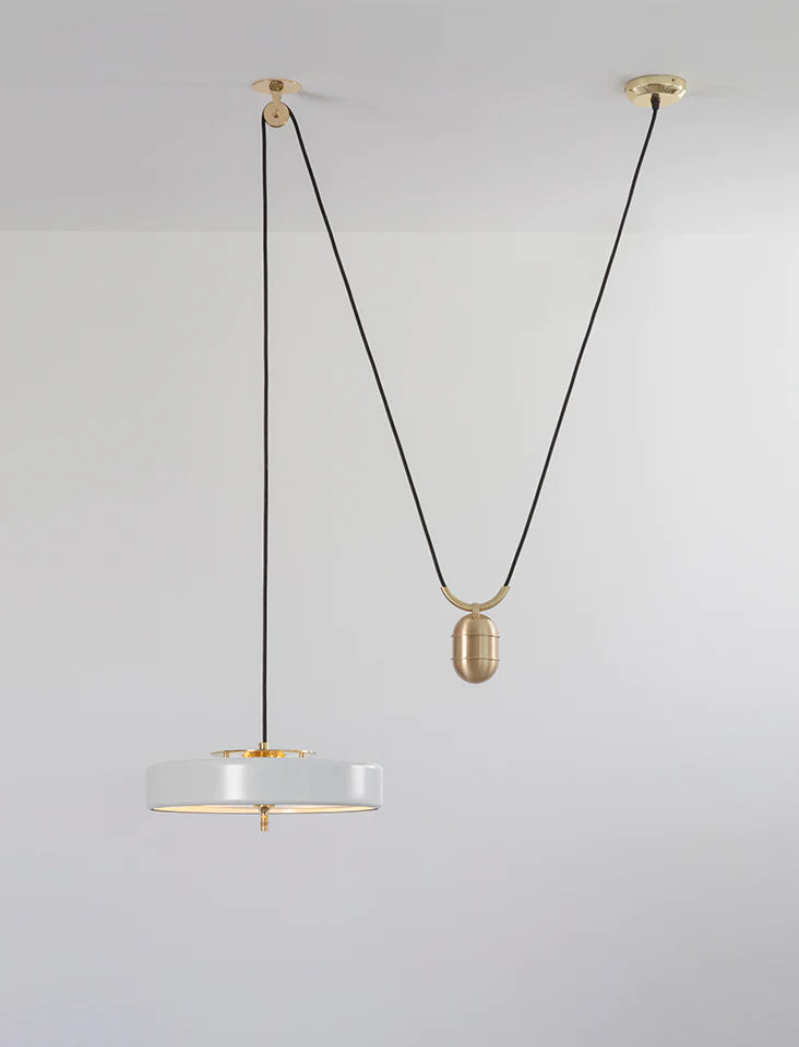 Revolve Rise & Fall Pendant Light - (Various Finishes Available) - Luxury Lighting Boutique