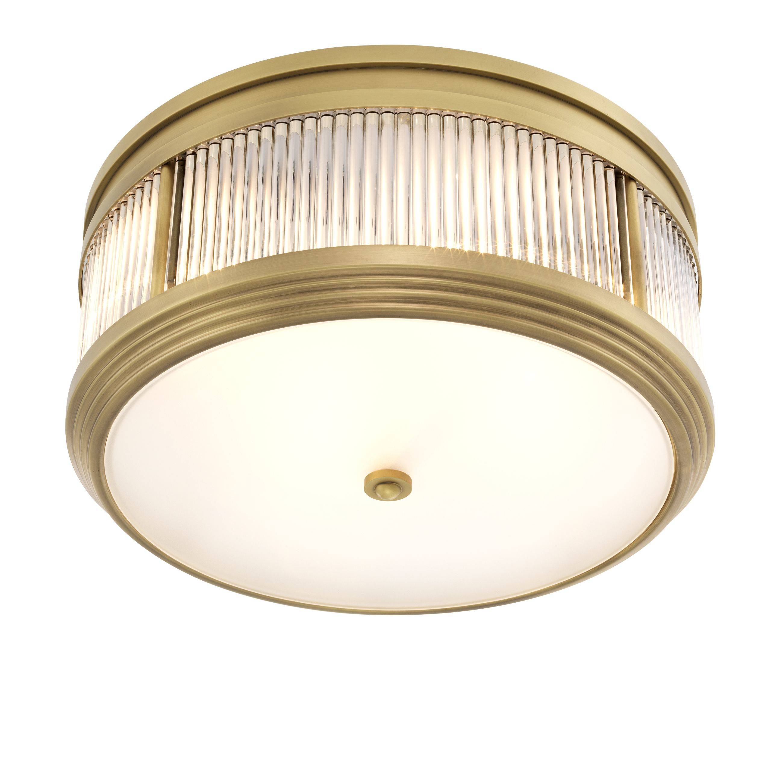 Rousseau Flush Mount Ceiling Light - [Brass/Bronze/Nickel] - Eichholtz - Luxury Lighting Boutique