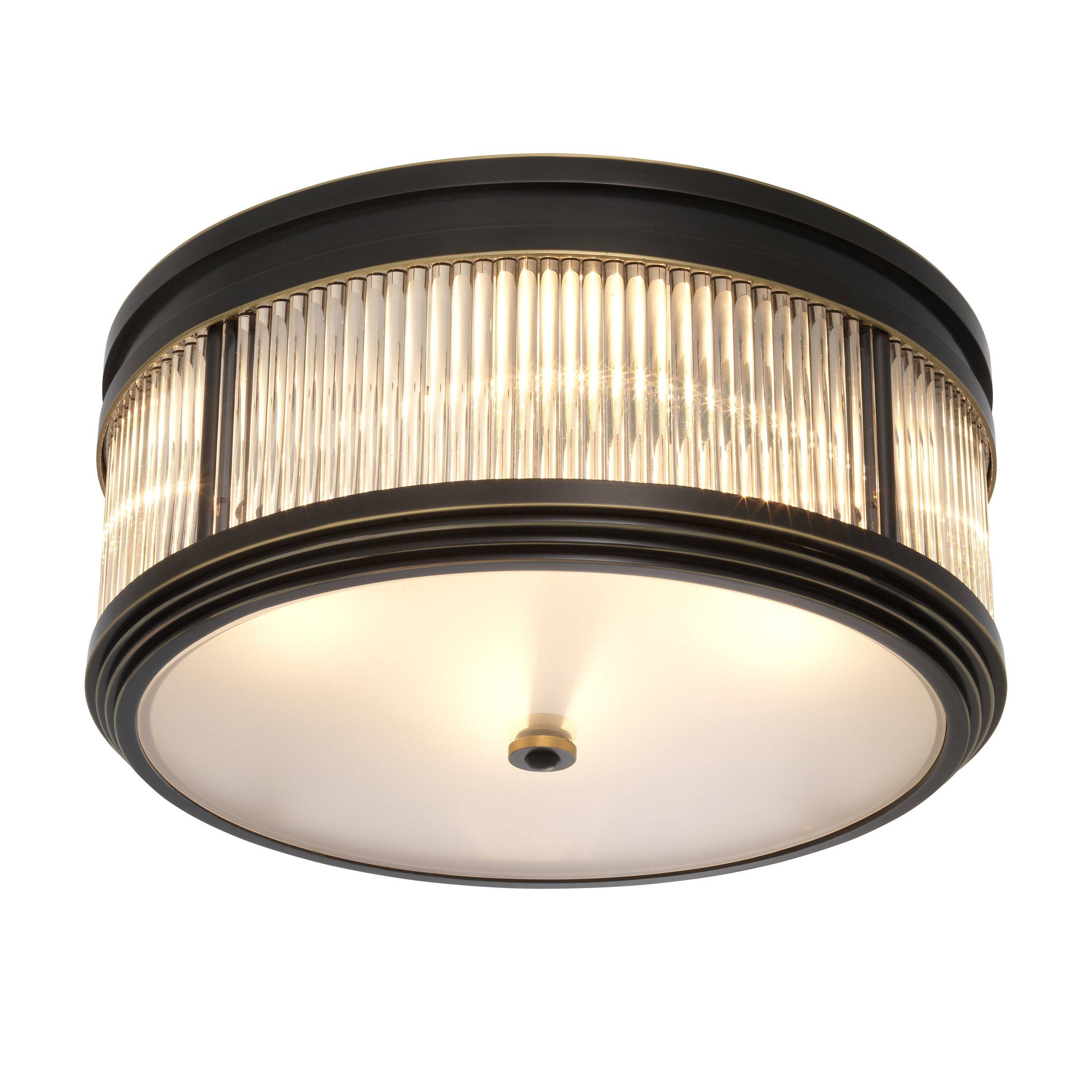 Rousseau Flush Mount Ceiling Light - [Brass/Bronze/Nickel] - Eichholtz - Luxury Lighting Boutique