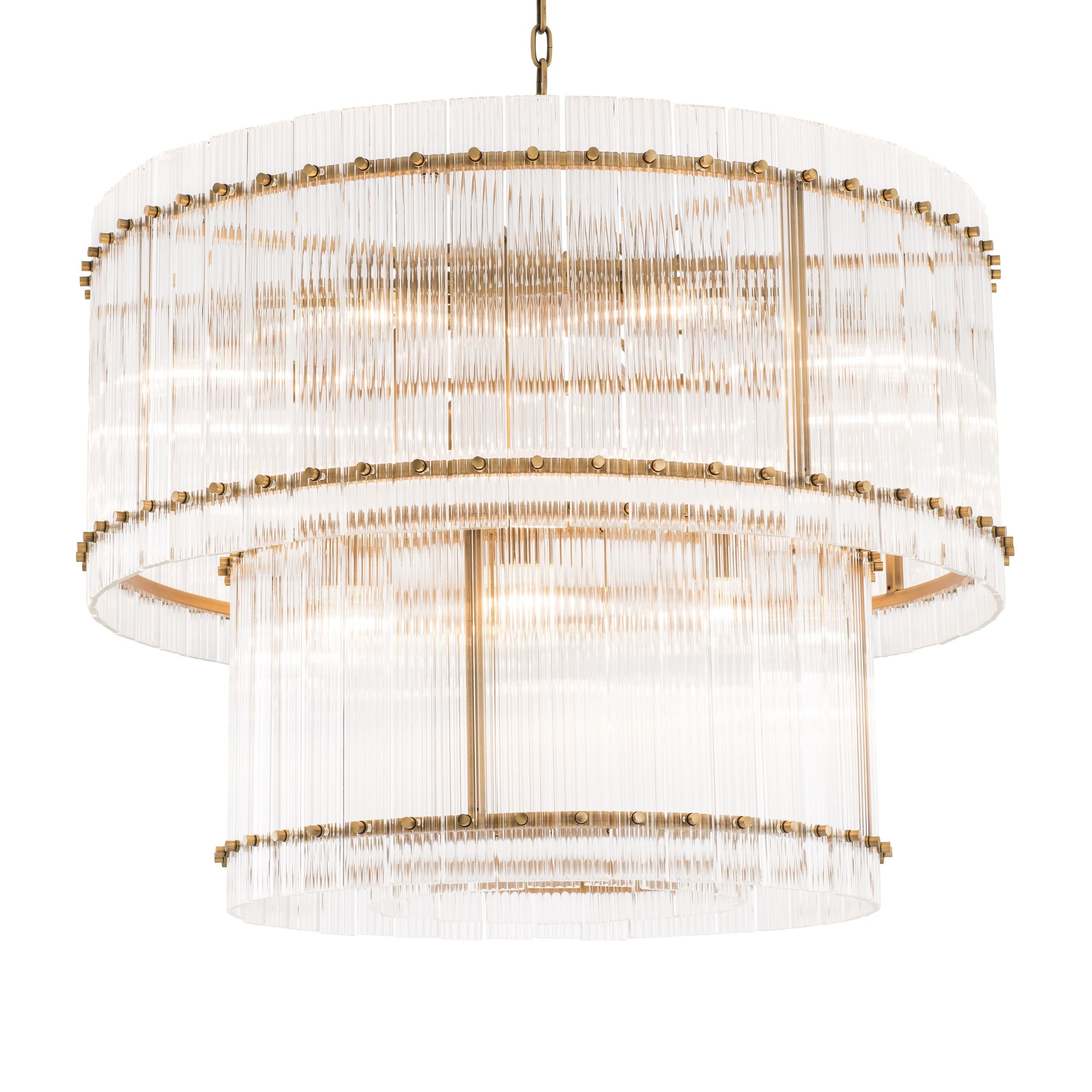 Ruby Modern Glass Chandelier (S/L) - Eichholtz - Luxury Lighting Boutique