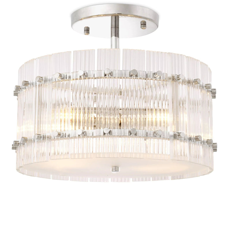 Ruby Round Ceiling Light - (Brass/Bronze finish | Clear glass) - Eichholtz - Luxury Lighting Boutique