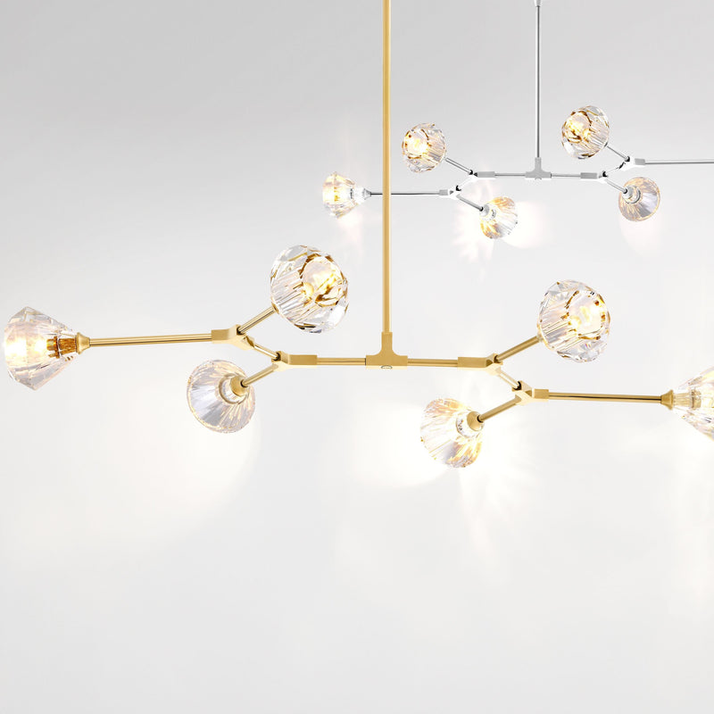 Salasco Modern Glass Chandelier - Eichholtz - Luxury Lighting Boutique
