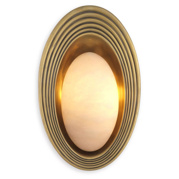 Savono (Vintage Brass Finish) Wall Light - Eichholtz - Luxury Lighting Boutique