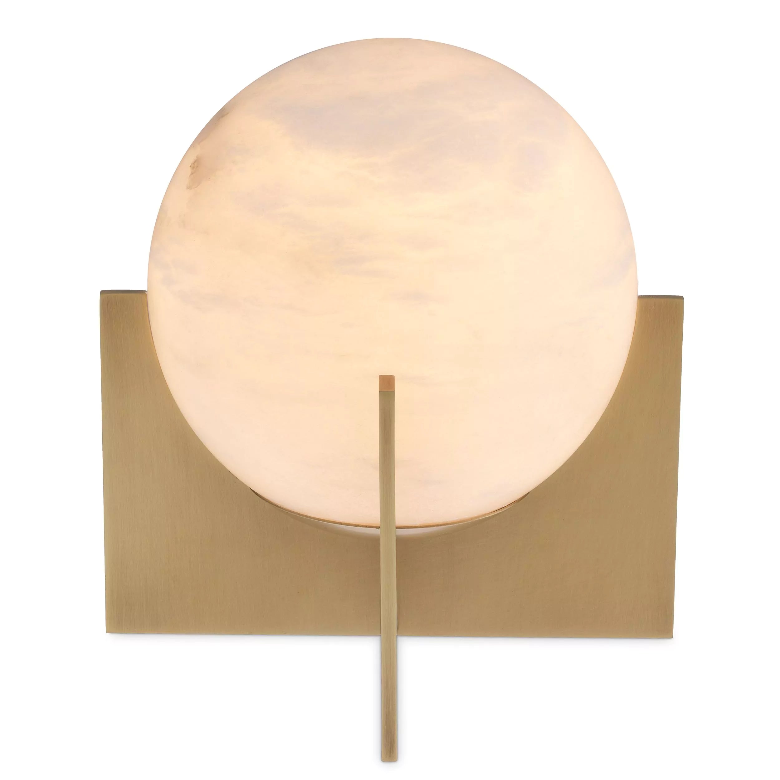 Scorpios S Table Lamp - (Alabaster/Antique Brass Finish ) - Eichholtz - Luxury Lighting Boutique