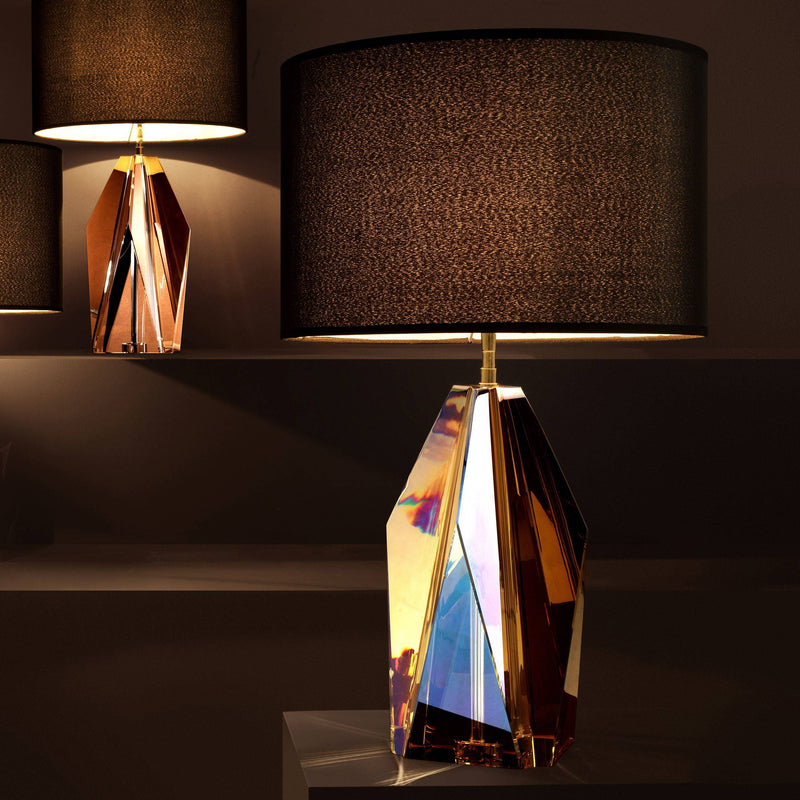 Setai Table Lamps - [Crystal/Amber/Smoke] - Eichholtz - Luxury Lighting Boutique