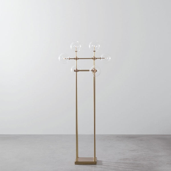 Soap Brass Floor Lamp - Schwung - Luxury Lighting Boutique