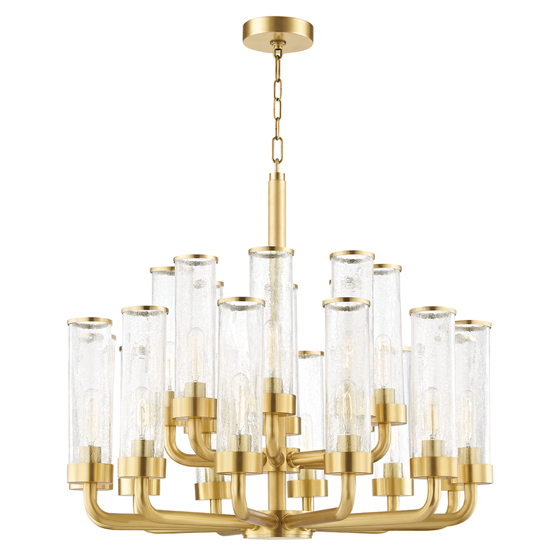 Soriano Modern Brass Chandelier - 1732-AGB-CE - Hudson Valley - Luxury Lighting Boutique