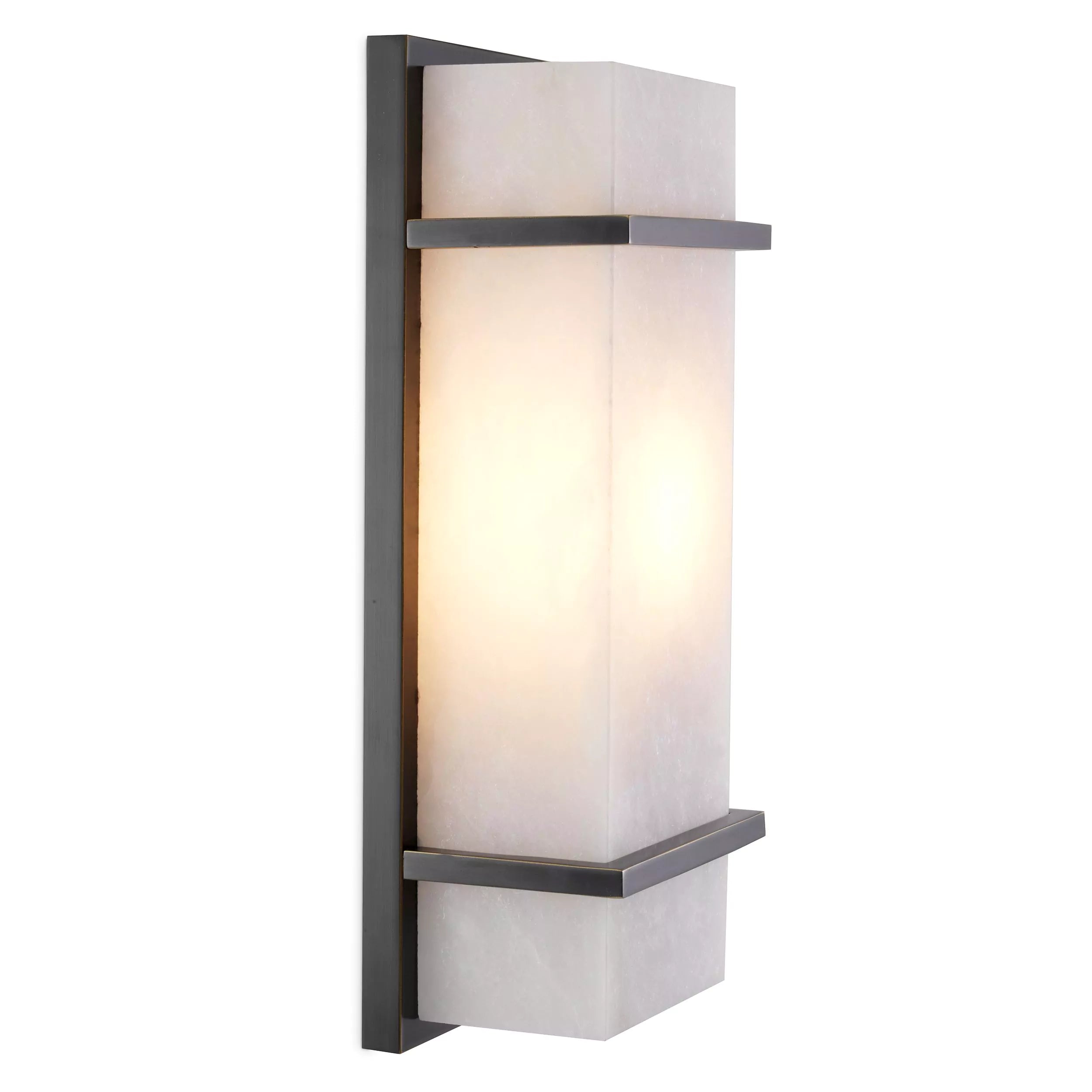 Spike S Wall Lamps - (Alabaster | bronze highlight finish) - Eichholtz - Luxury Lighting Boutique