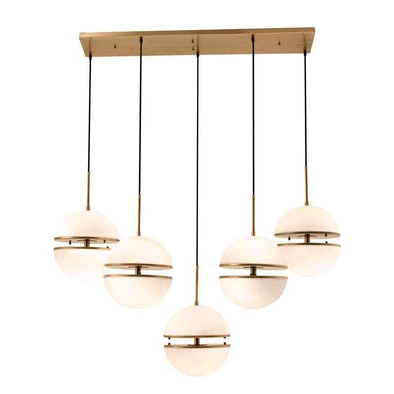 Spiridon 5-Light Lamp Pendant - [Brass] - Eichholtz - Luxury Lighting Boutique