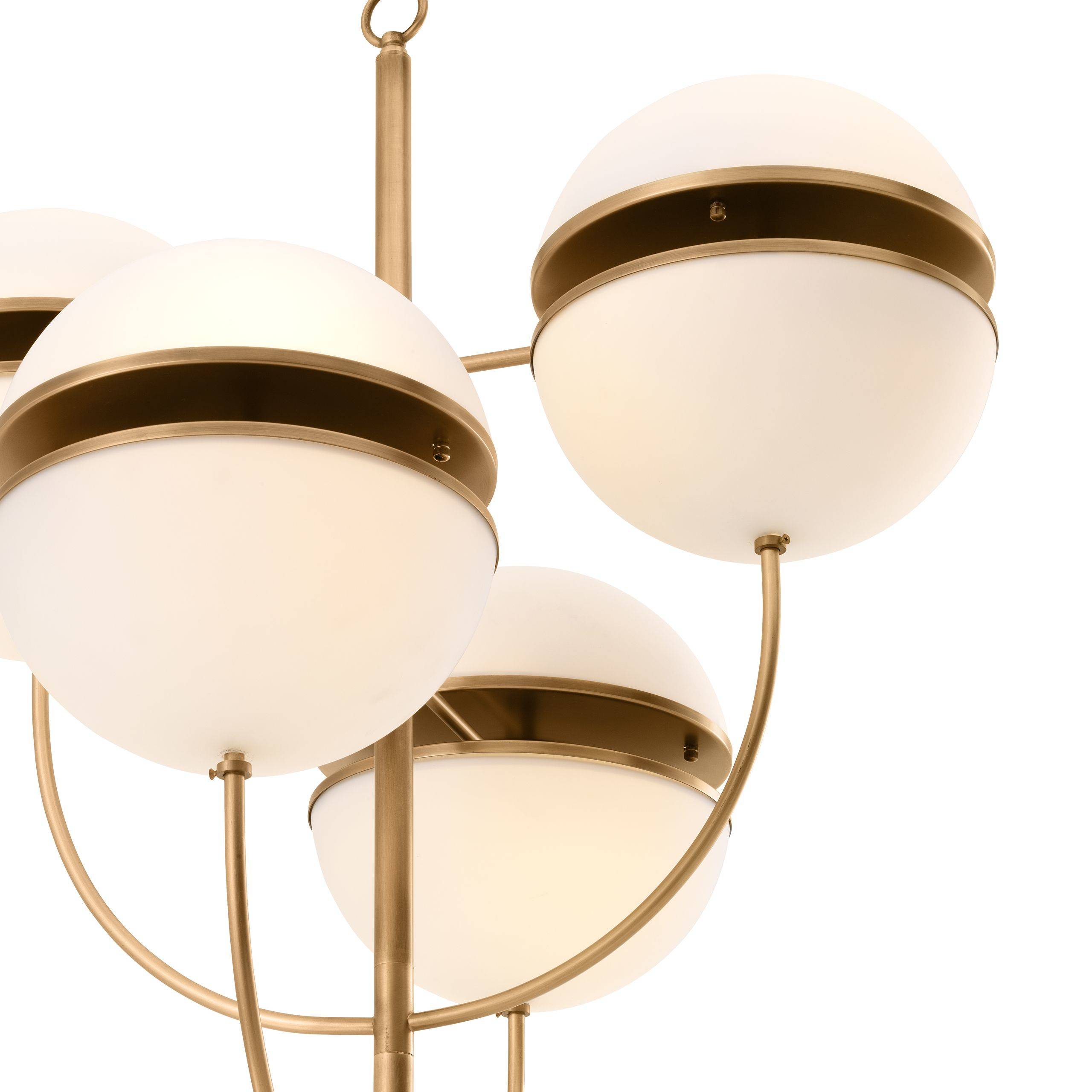 Spiridon Modern Brass Chandelier - [Brass] - Eichholtz - Luxury Lighting Boutique