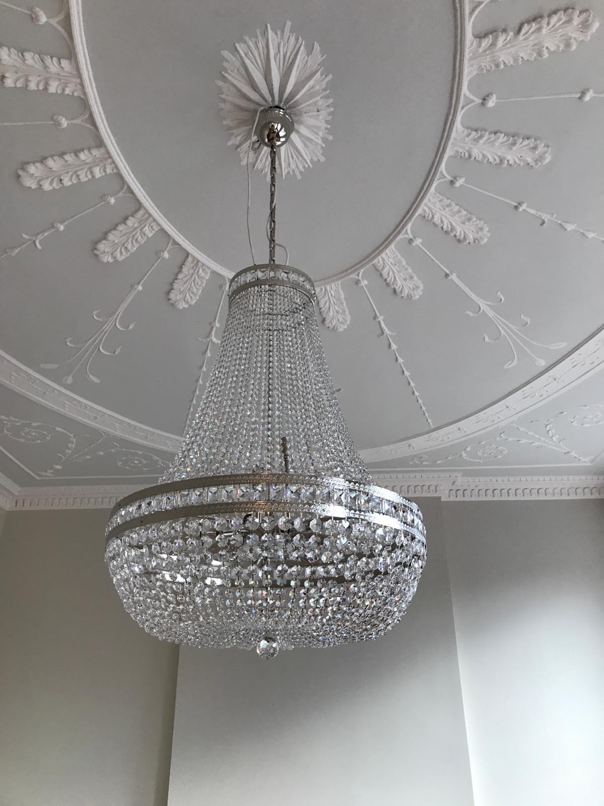 Stockholm 15-Light Basket Crystal Chandelier - Wranovsky - Luxury Lighting Boutique