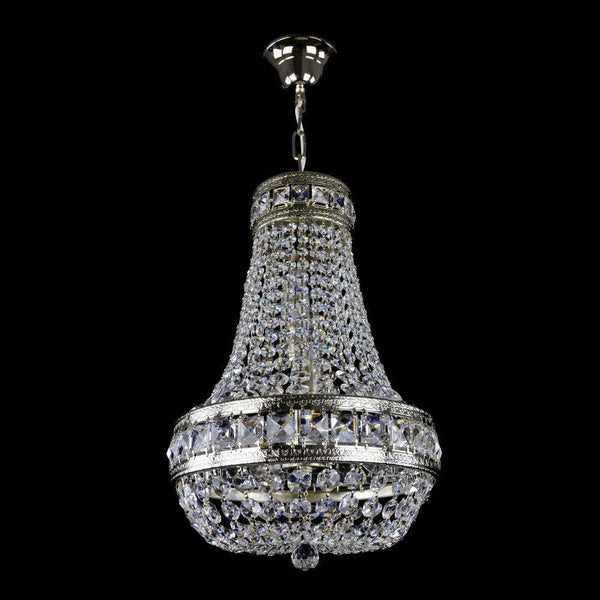 Stockholm 5-Light Crystal Basket Chandelier - Wranovsky - Luxury Lighting Boutique