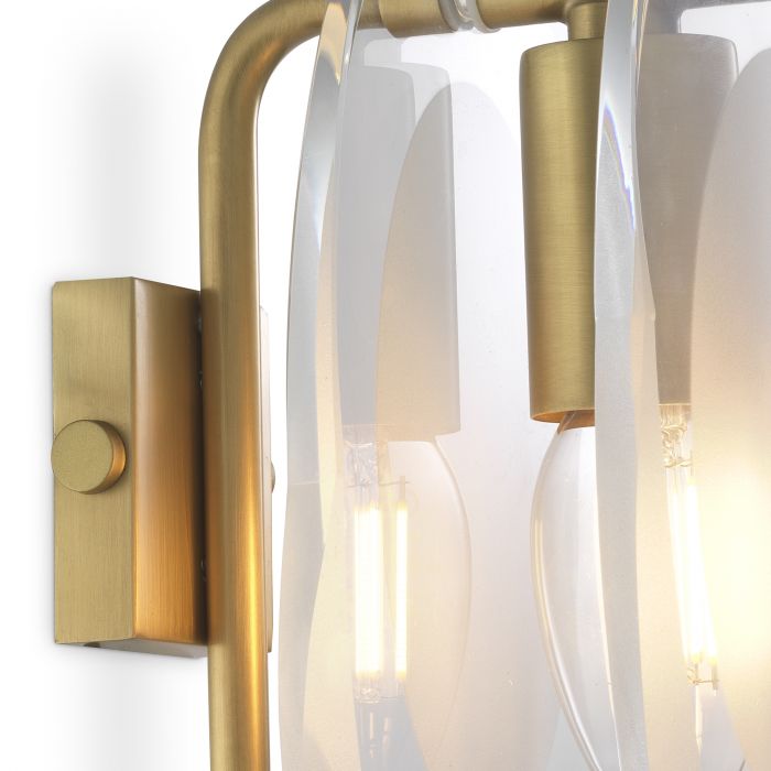 Sublime Wall Lamp - [Brass] - Eichholtz - Luxury Lighting Boutique