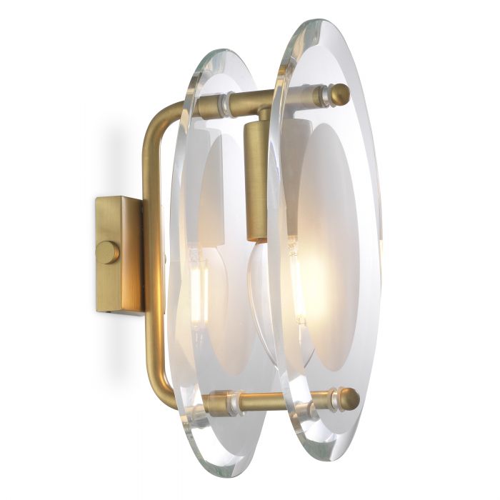 Sublime Wall Lamp - [Brass] - Eichholtz - Luxury Lighting Boutique