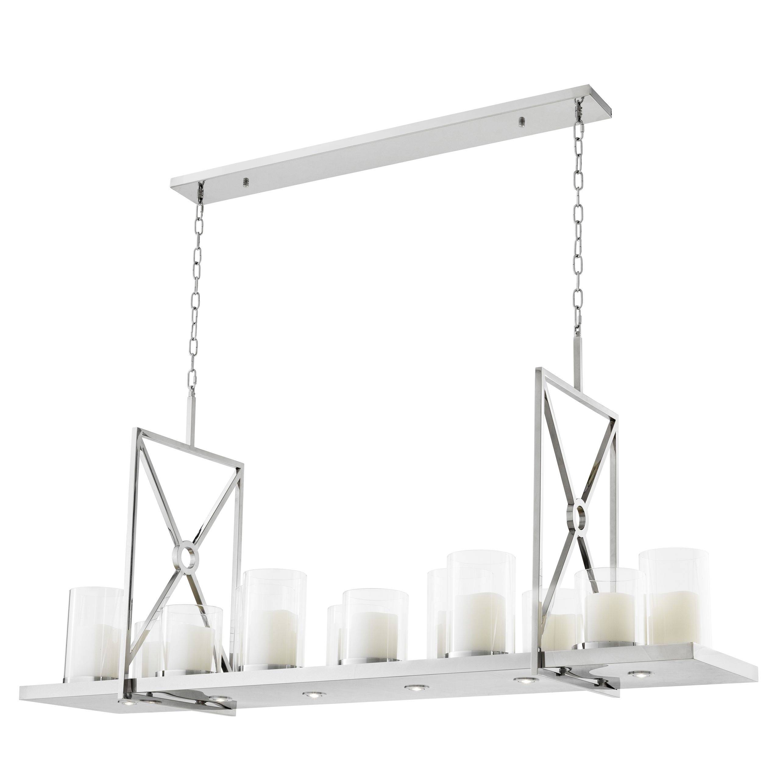 Summit Modern Chandelier - [Steel/Brass] - Eichholtz - Luxury Lighting Boutique