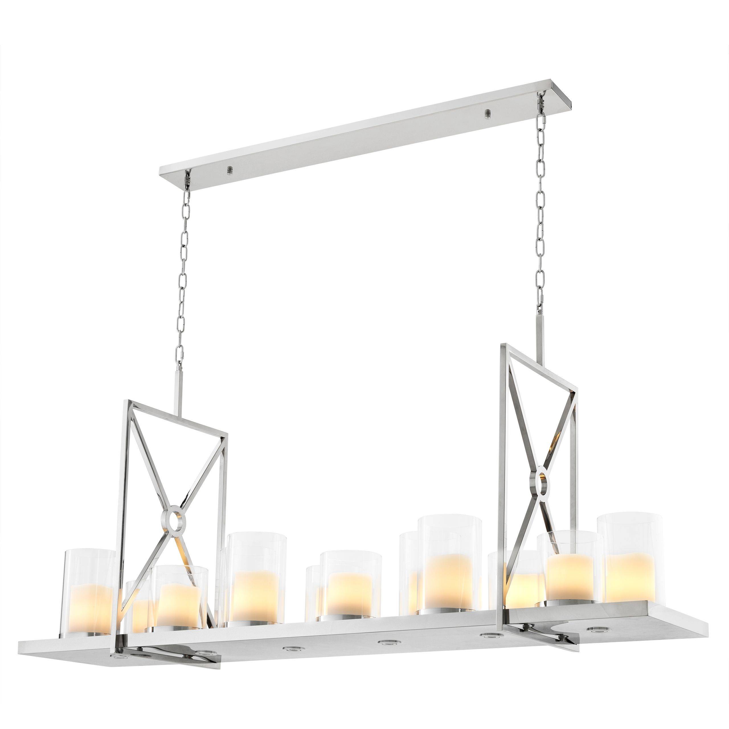 Summit Modern Chandelier - [Steel/Brass] - Eichholtz - Luxury Lighting Boutique