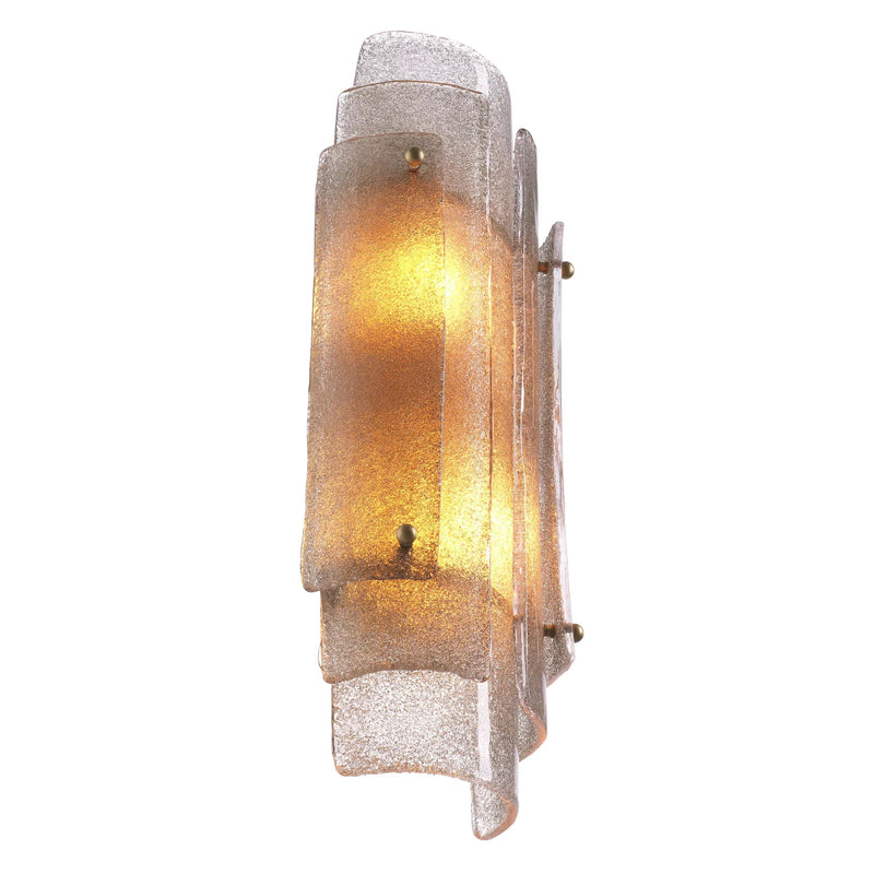 Sylvester Wall Lamp - (Antique brass finish | hand blown glass) - Eichholtz - Luxury Lighting Boutique