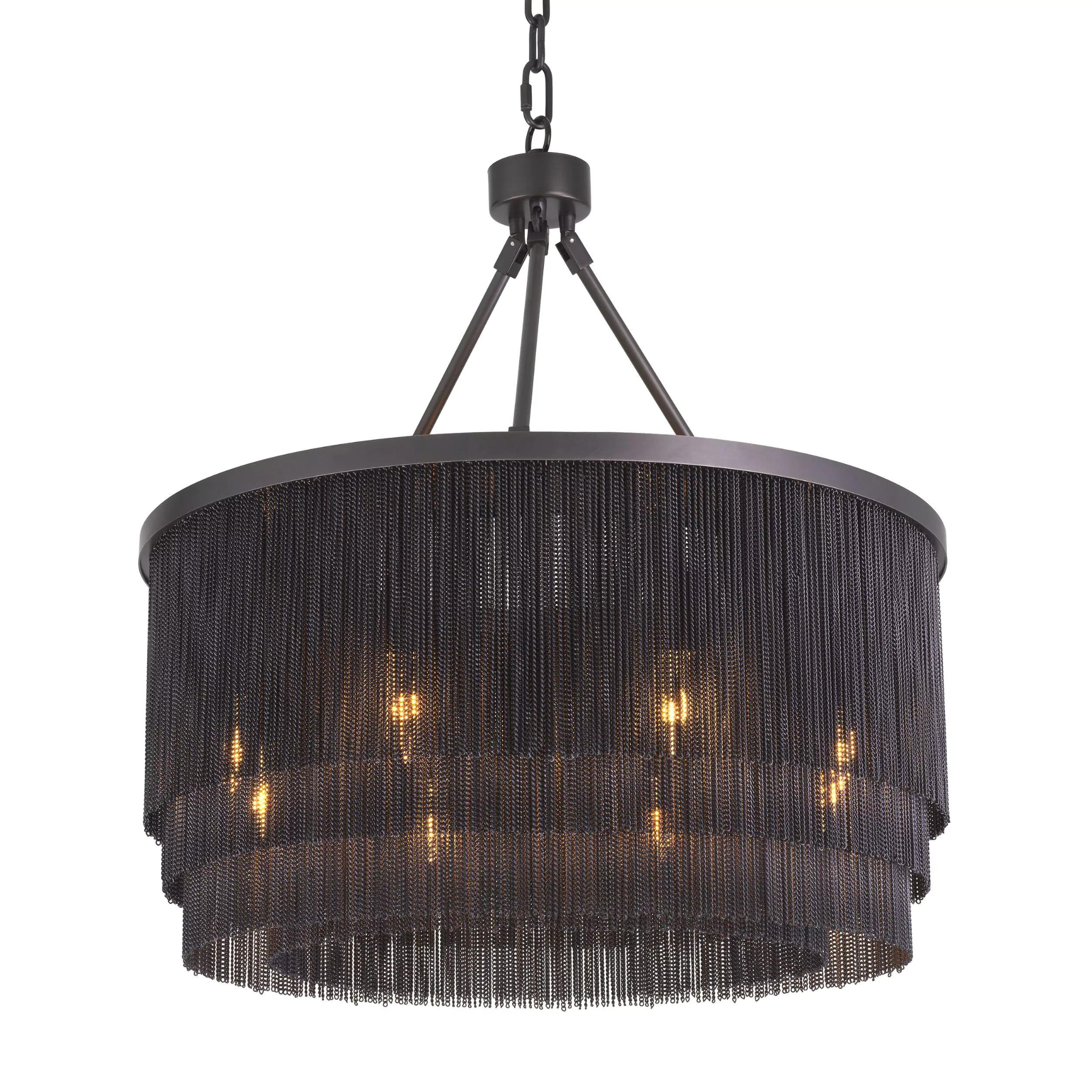 Tissot S (Brass/Bronze) Modern Chandelier - Eichholtz - Luxury Lighting Boutique