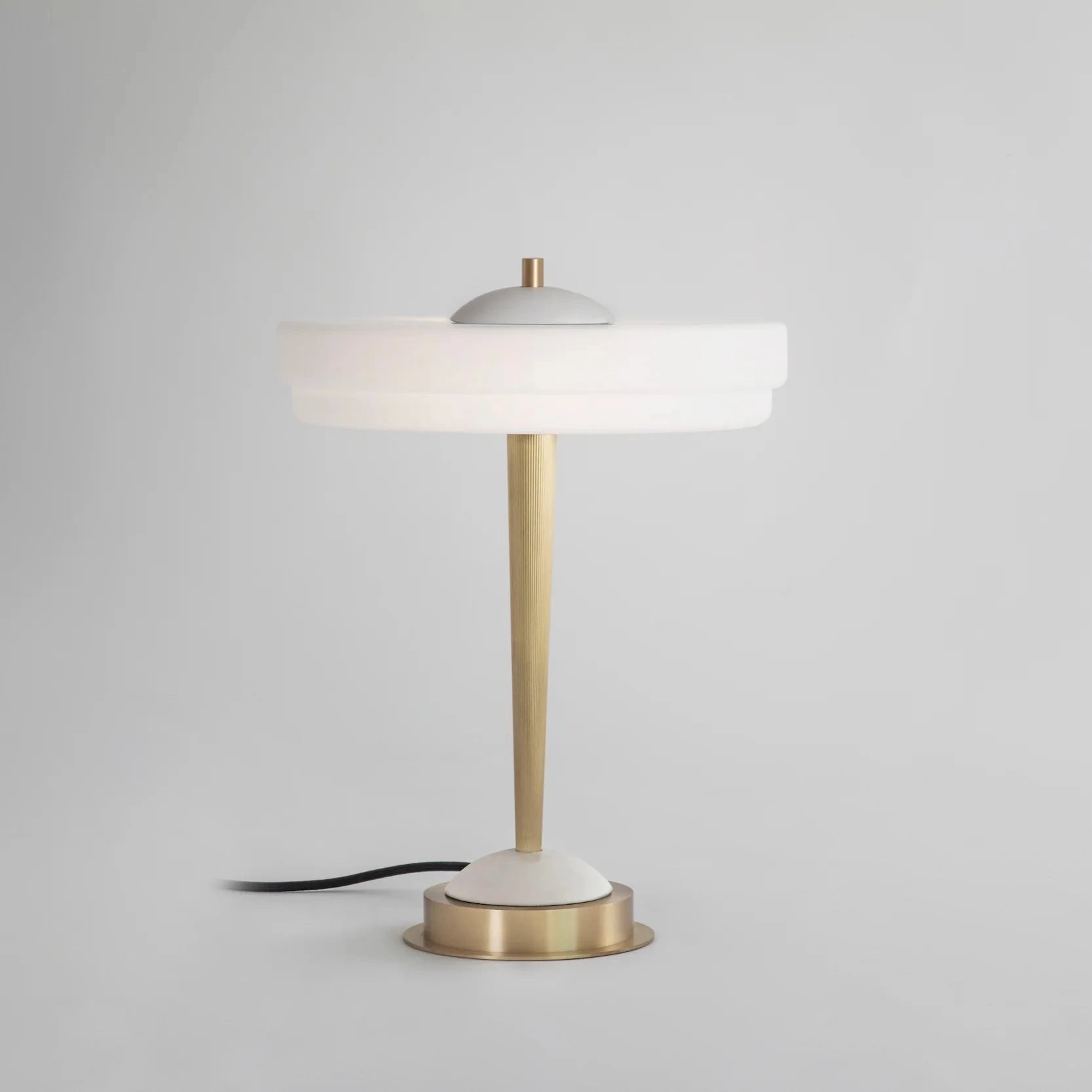 Trave Table Lamp (Green/White Marble) - Luxury Lighting Boutique