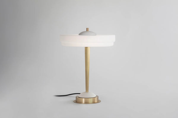Trave Table Lamp (Green/White Marble) - Luxury Lighting Boutique