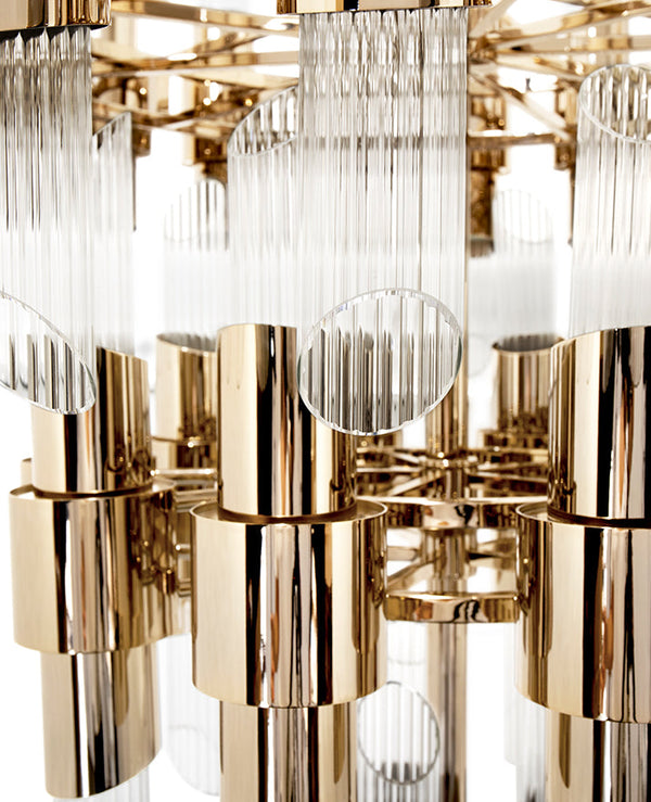 Tycho 70-Light Crystal Modern Chandelier - Luxxu - Luxury Lighting Boutique