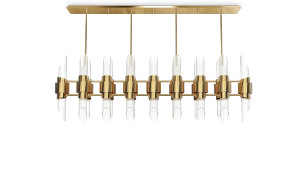 Tycho Rectangle Suspension Modern Chandelier - Luxxu - Luxury Lighting Boutique