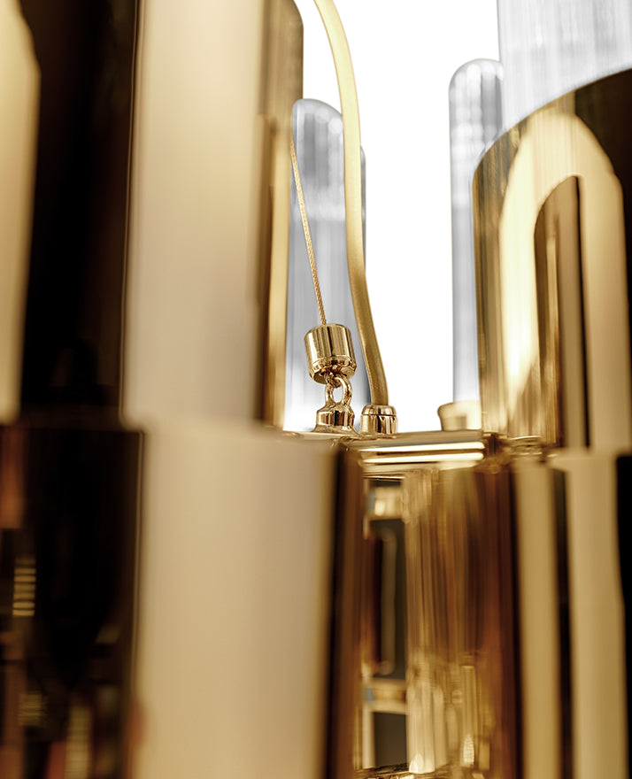 Tycho Round 32-Light Crystal Modern Chandelier - Luxxu - Luxury Lighting Boutique