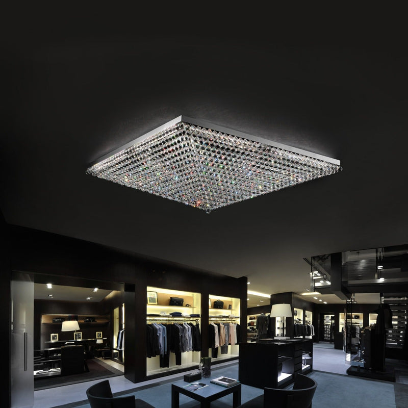 VE809/PL4 4-Light Modern Glass Chandelier - Masiero - Luxury Lighting Boutique