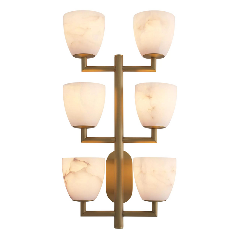 Valerius Wall Lamp (Antique Brass Finish) - Eichholtz - Luxury Lighting Boutique