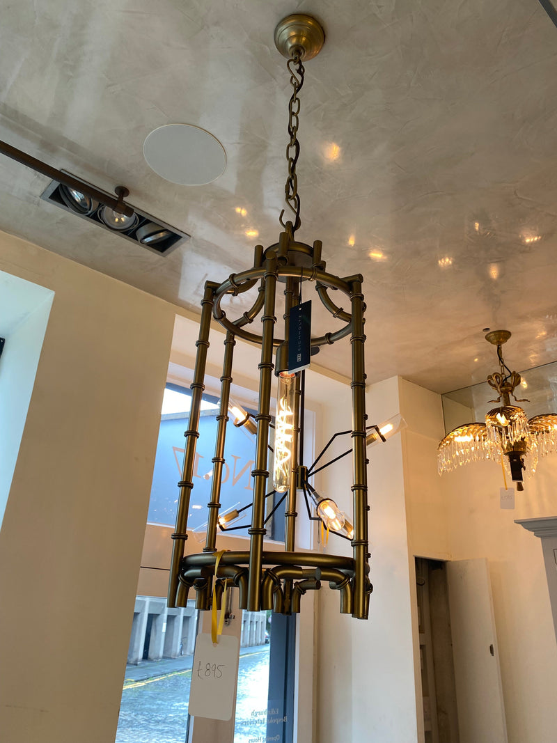 Vasco Lanternn - Antique Brass - Eichholtz (Ex-Display) - Luxury Lighting Boutique