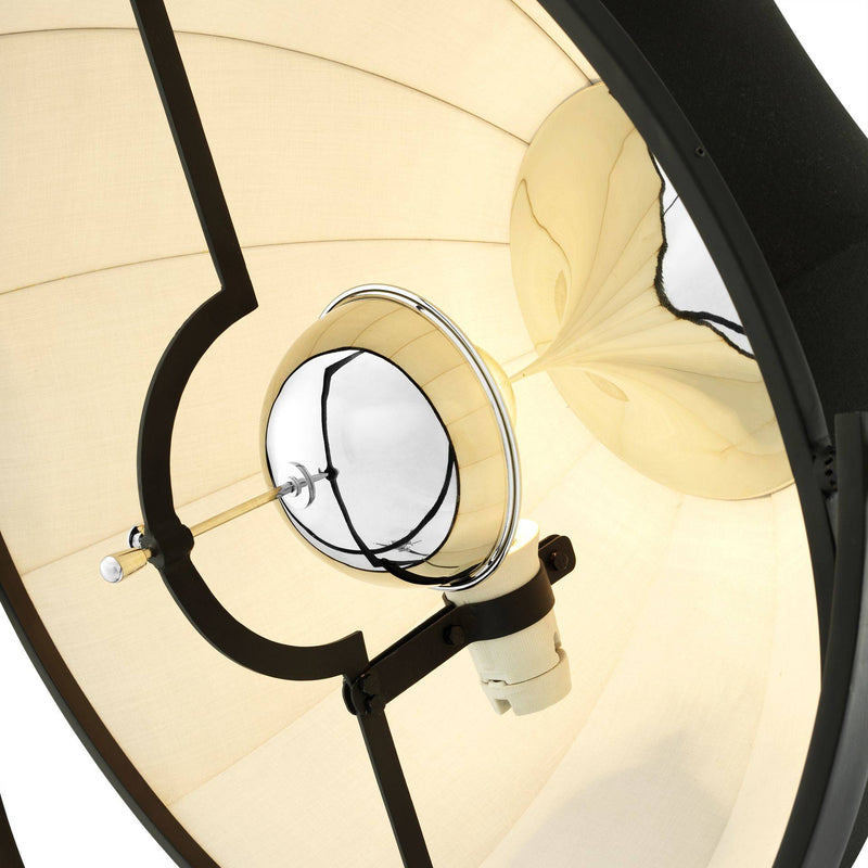 Vertigo Floor Lamp - [Nickel&Black] - Eichholtz - Luxury Lighting Boutique