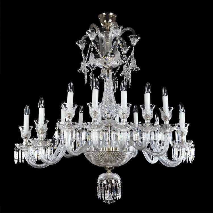 Vesper 16 Crystal Chandelier (Gold/Silver) - Wranovsky - Luxury Lighting Boutique