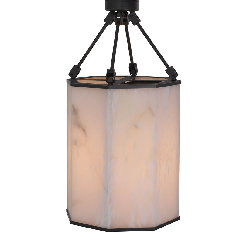 Victoire S Lantern - (Bronze Highlight Finish | Alabaster) - Eichholtz - Luxury Lighting Boutique
