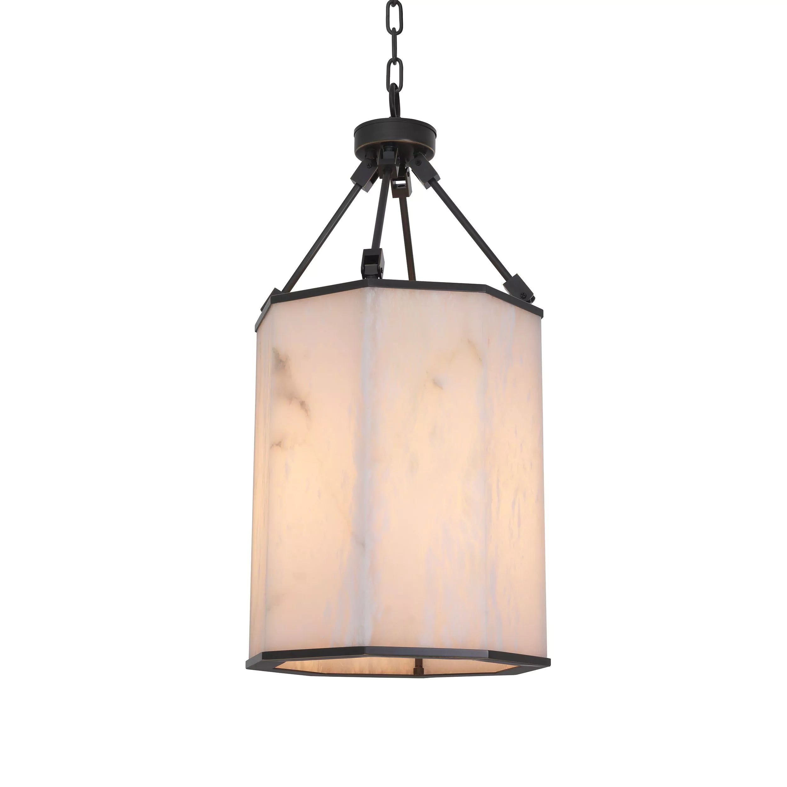 Victoire S Lantern - (Bronze Highlight Finish | Alabaster) - Eichholtz - Luxury Lighting Boutique