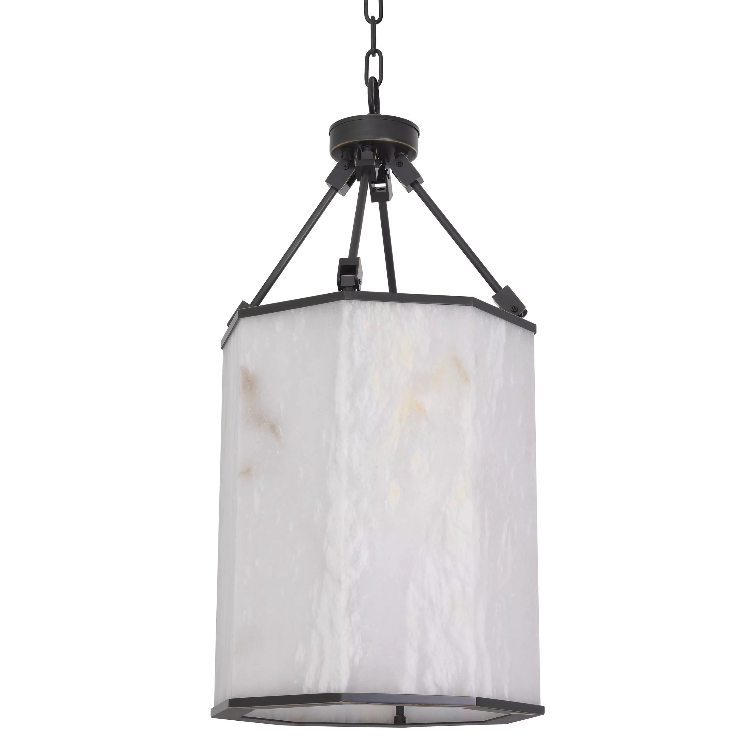 Victoire S Lantern - (Bronze Highlight Finish | Alabaster) - Eichholtz - Luxury Lighting Boutique