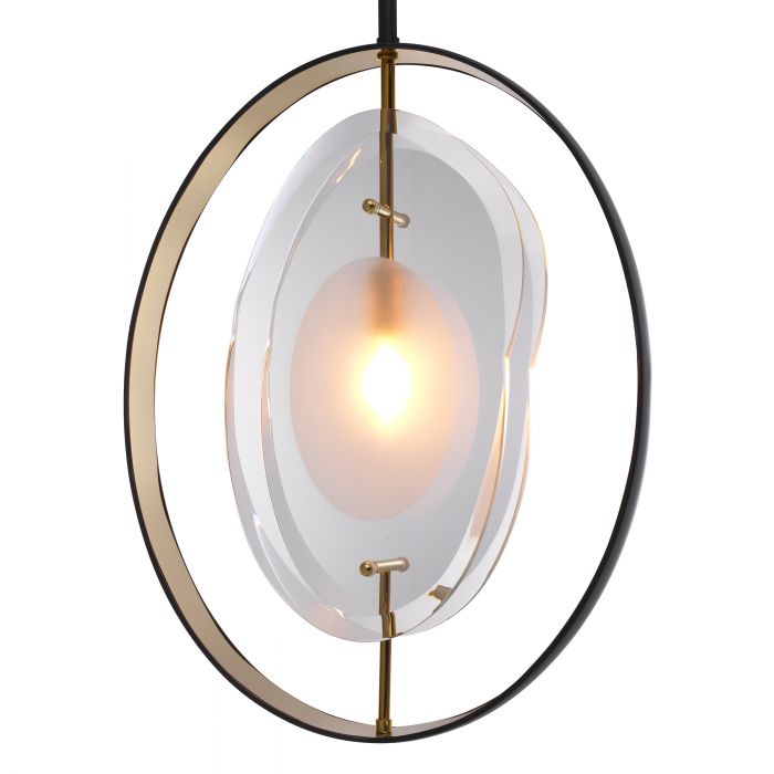 Vincente Pendant - [Gunmetal & Gold] - Eichholtz - Luxury Lighting Boutique