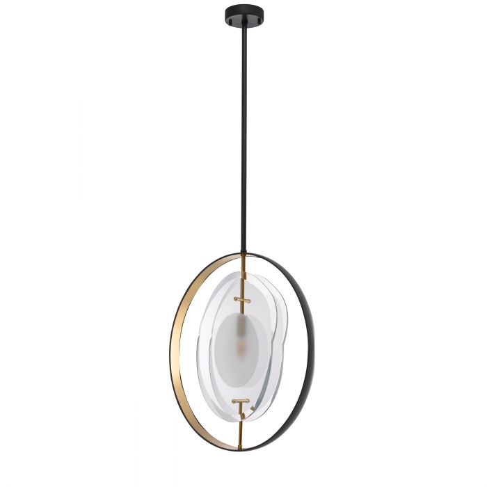 Vincente Pendant - [Gunmetal & Gold] - Eichholtz - Luxury Lighting Boutique