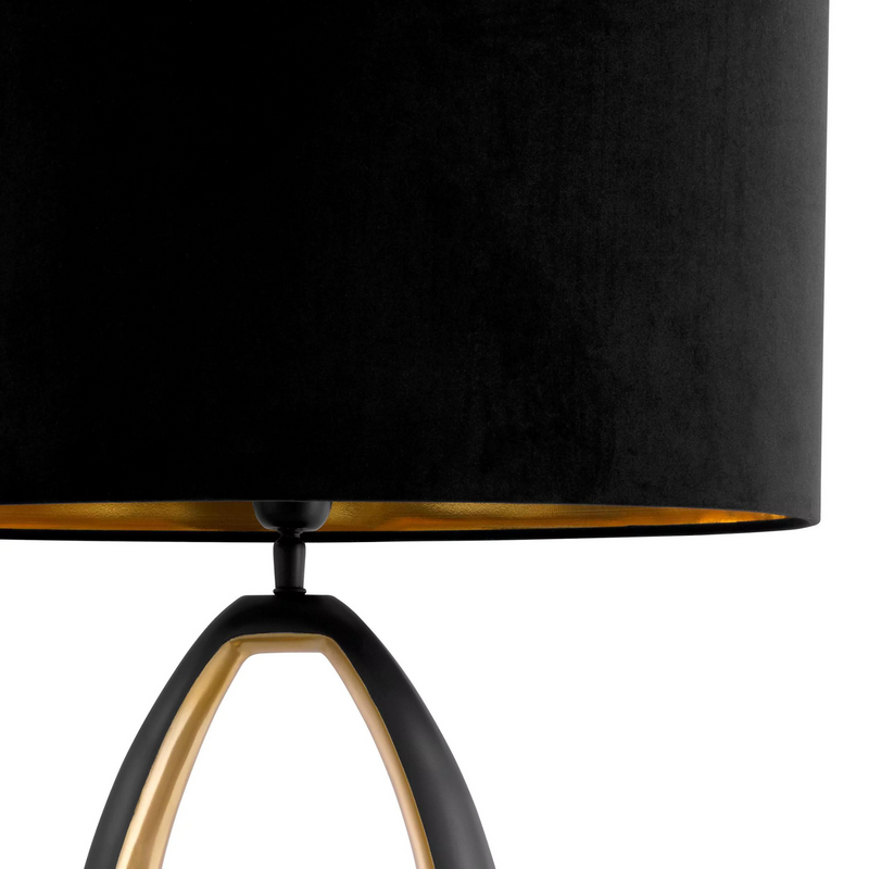 Volo Table Lamp (Gunmetal Finish & Gold) - Eichholtz - Luxury Lighting Boutique