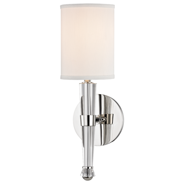Volta Wall Light (Polished Nickel) 4110-PN-CE - Hudson Valley - Luxury Lighting Boutique