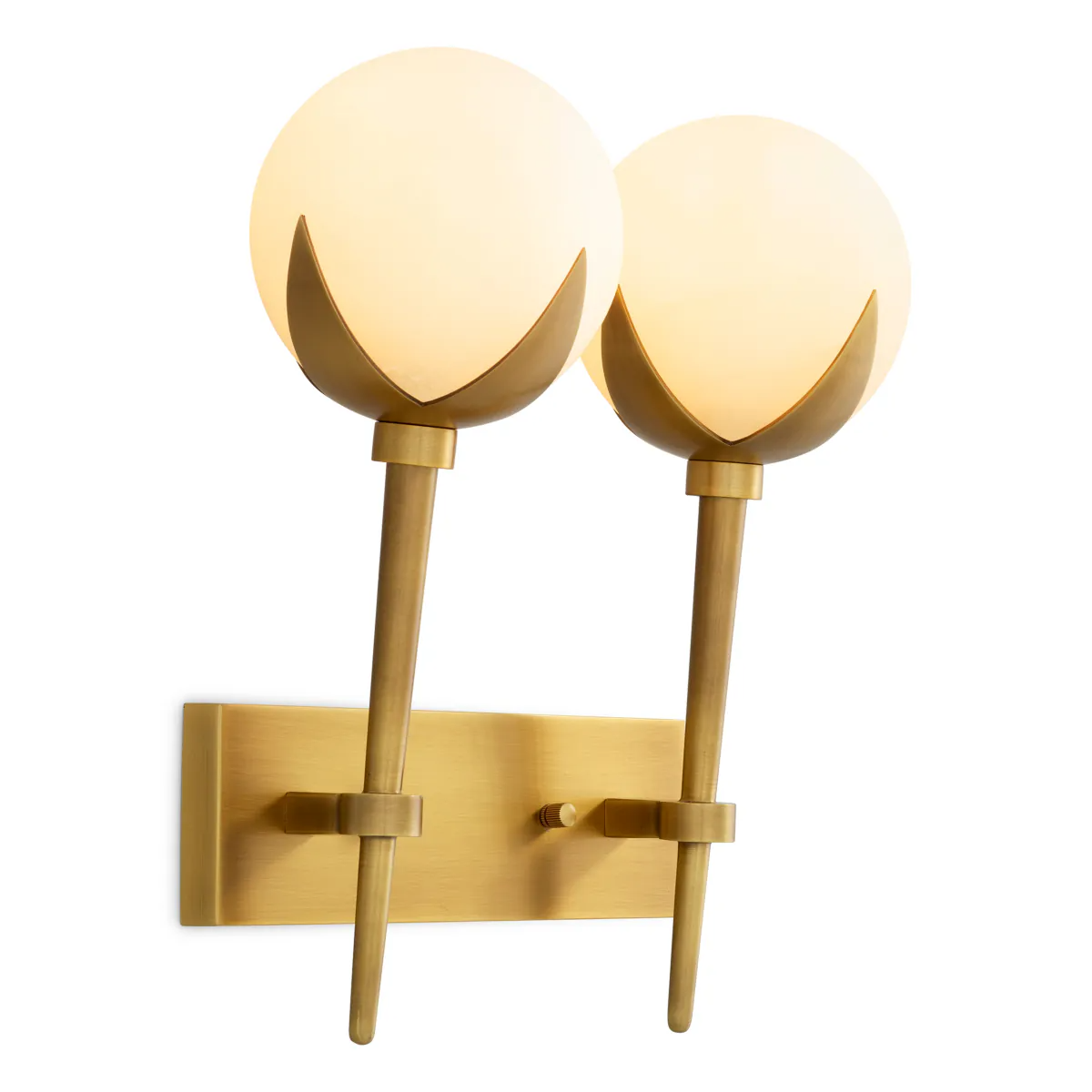 "Wall Lamp Alesa Double by Eichholtz – Sophisticated dual light fixture for modern interiors."