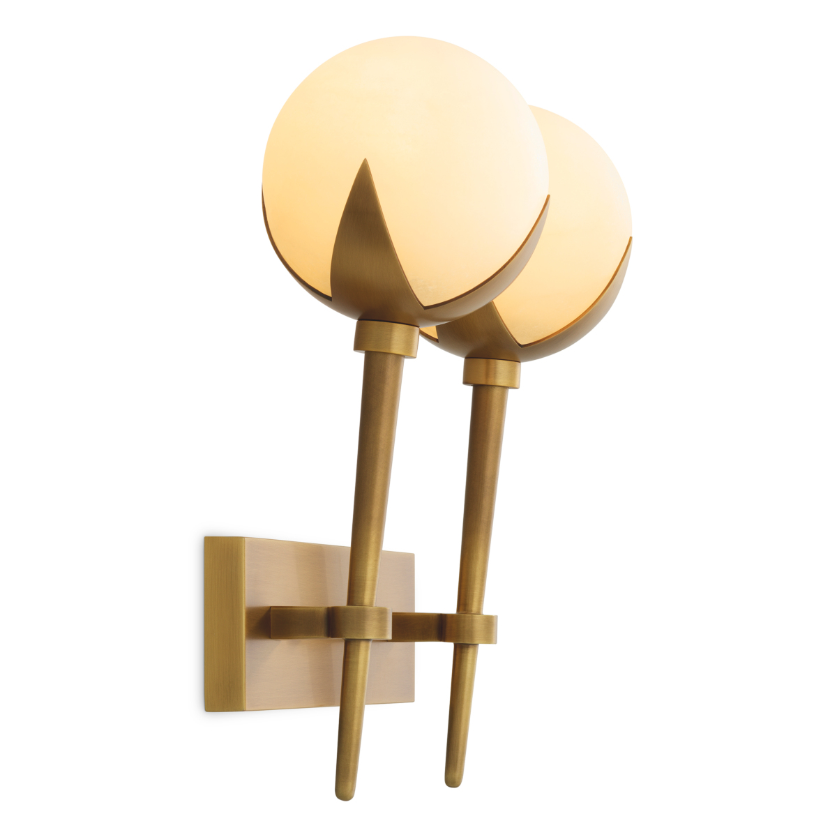 "Wall Lamp Alesa Double by Eichholtz – Sophisticated dual light fixture for modern interiors."
