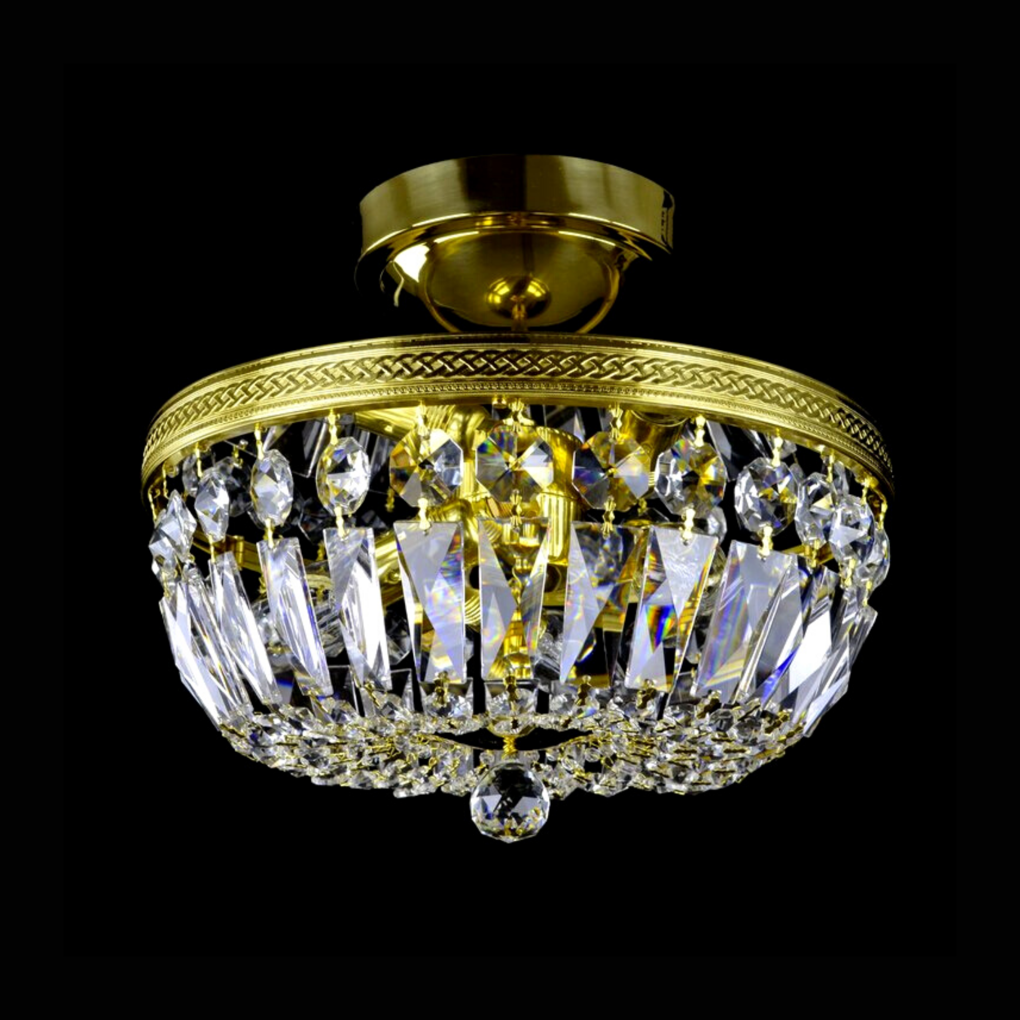 Washington 3 Crystal Glass Chandelier - Wranovsky - Luxury Lighting Boutique