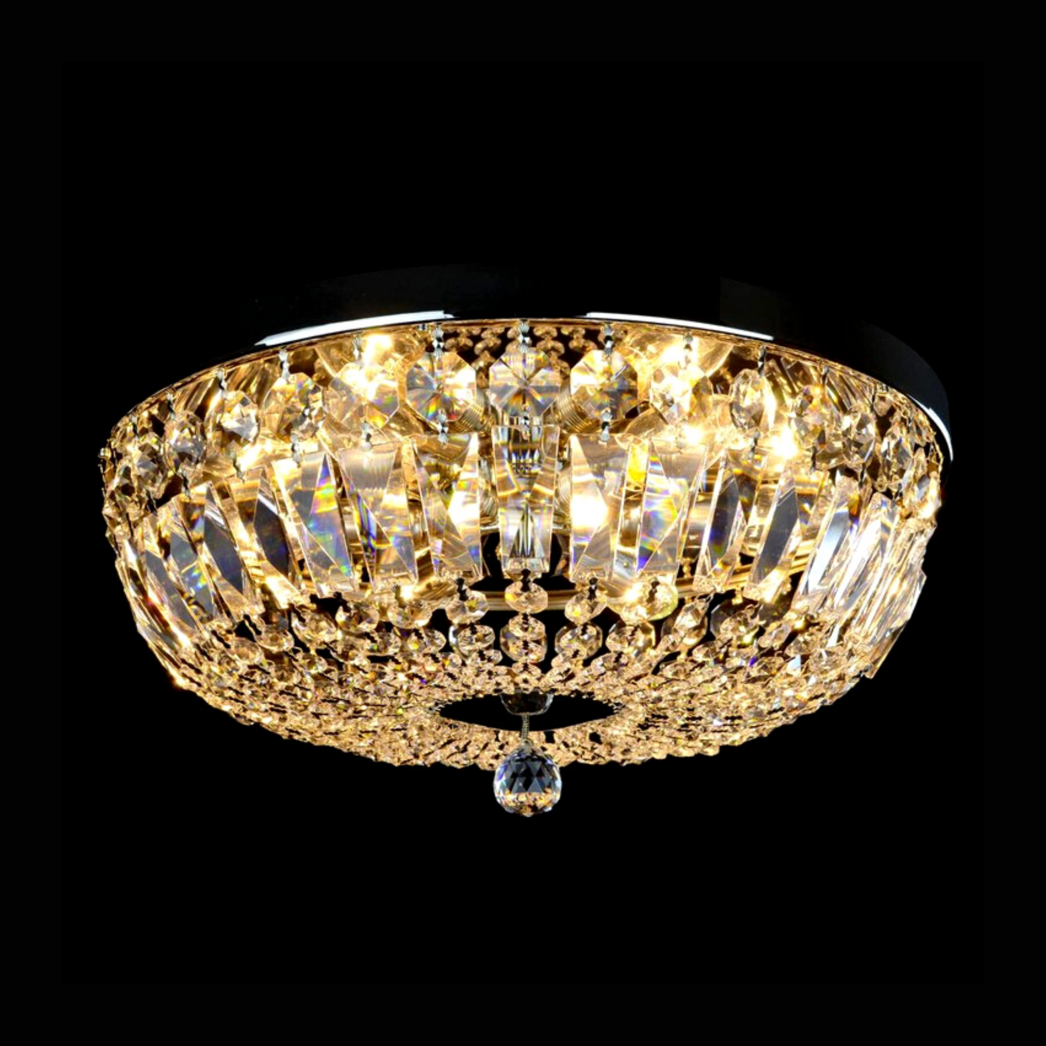 Washington 6 Crystal Glass Chandelier - Wranovsky - Luxury Lighting Boutique