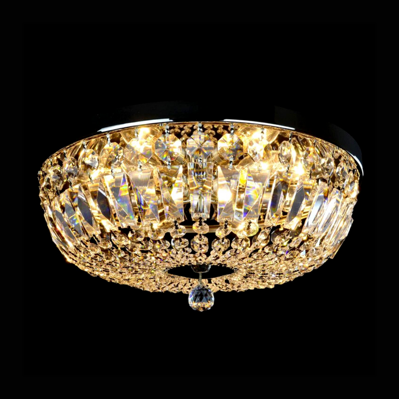 Washington 6 Crystal Glass Chandelier - Wranovsky - Luxury Lighting Boutique