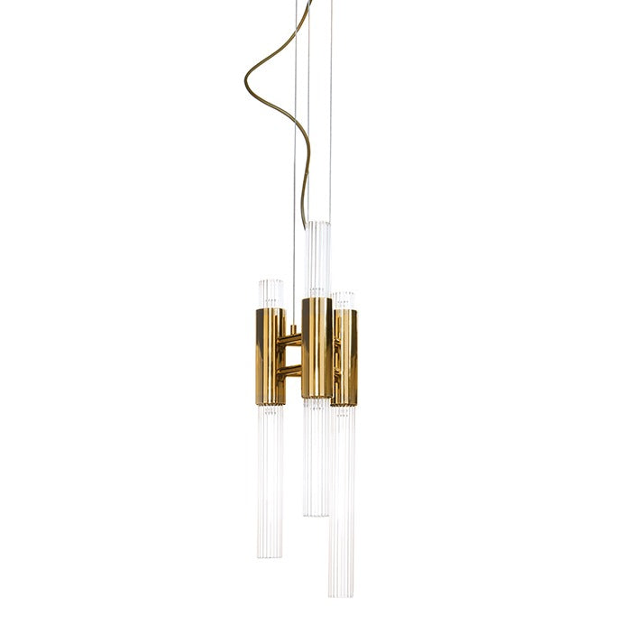 Waterfall 6-Light Crystal Pendant - Luxxu - Luxury Lighting Boutique