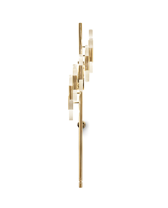 Waterfall Torch 14-Light Wall Sconce - Luxxu - Luxury Lighting Boutique