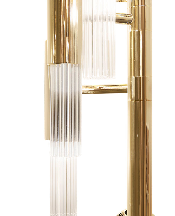 Waterfall Torch 14-Light Wall Sconce - Luxxu - Luxury Lighting Boutique